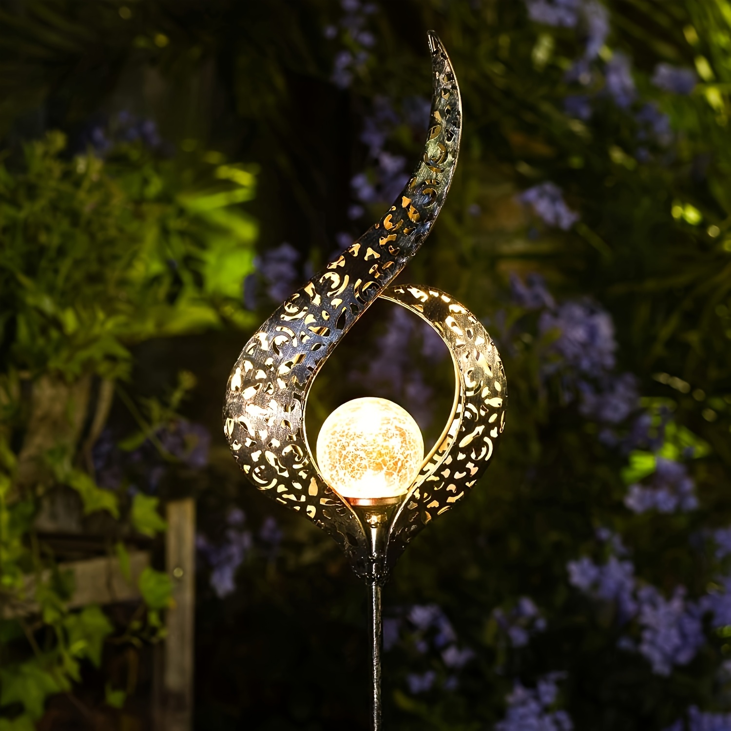 Outdoor Lighting Pathway - Luminária solar decorativa para jardim, luminárias