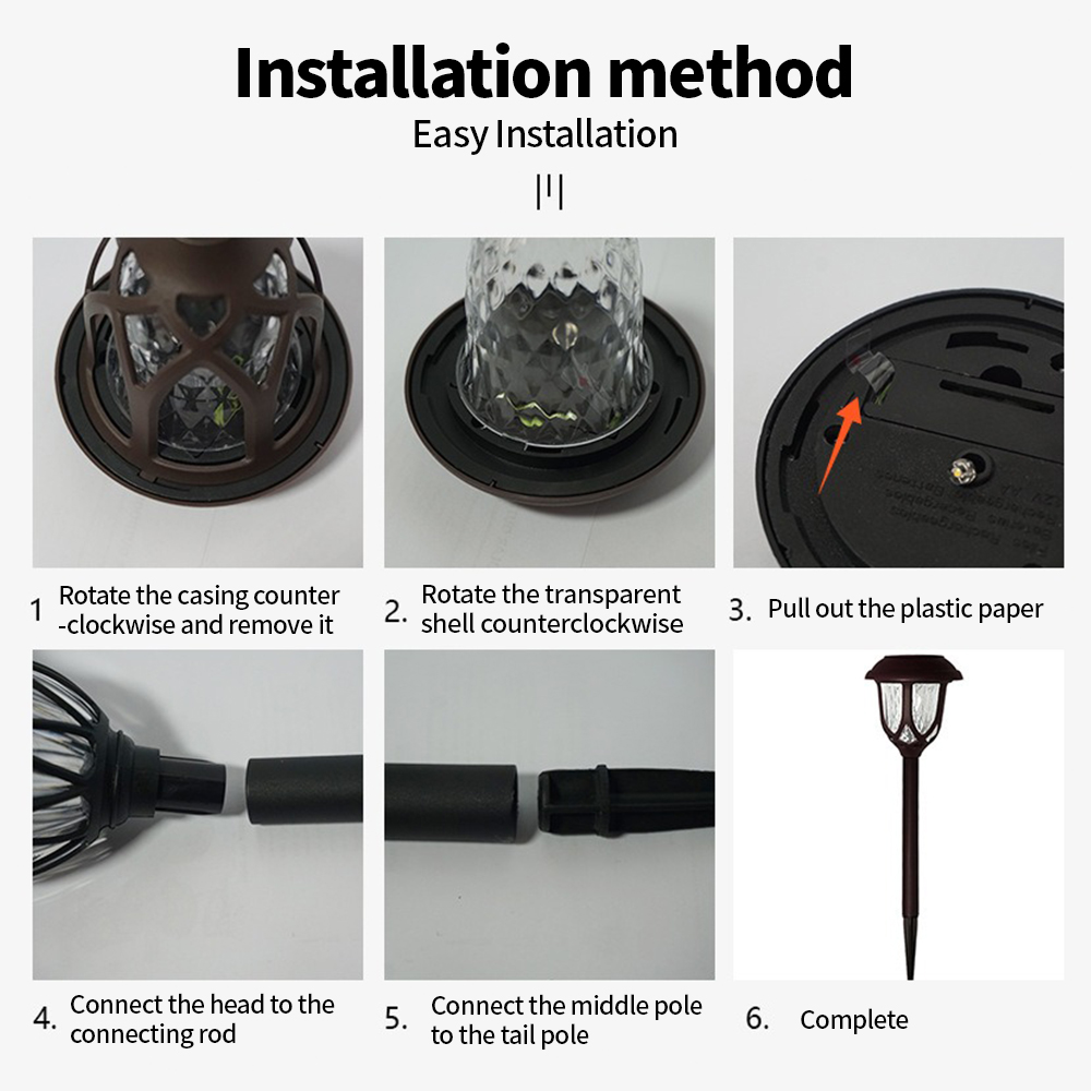 Lâmpada Solar LED para Pátio,  - Outdoor Lighting Effects avaliação e preço