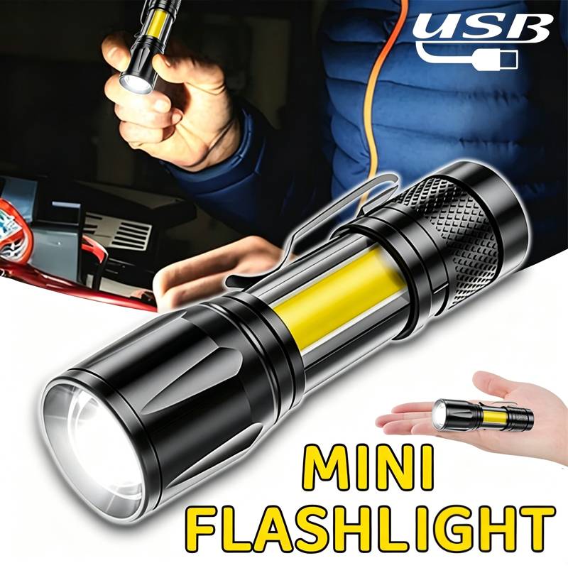 Mini Lanterna LED COB Portátil - Outdoor Lighting Black avaliação e preço
