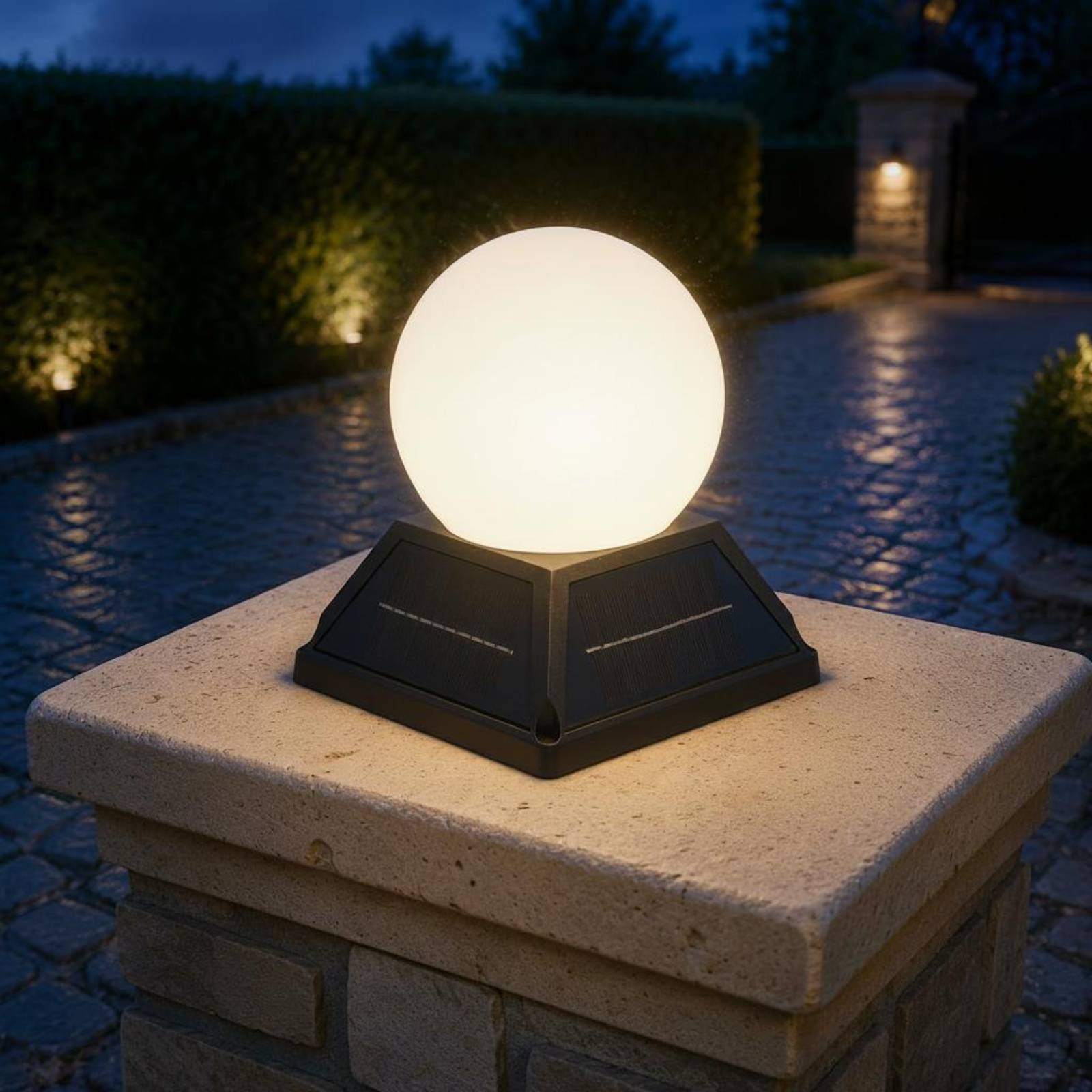 Luz Solar para Poste com Contr - Outdoor Lighting Wireless avaliação e preço